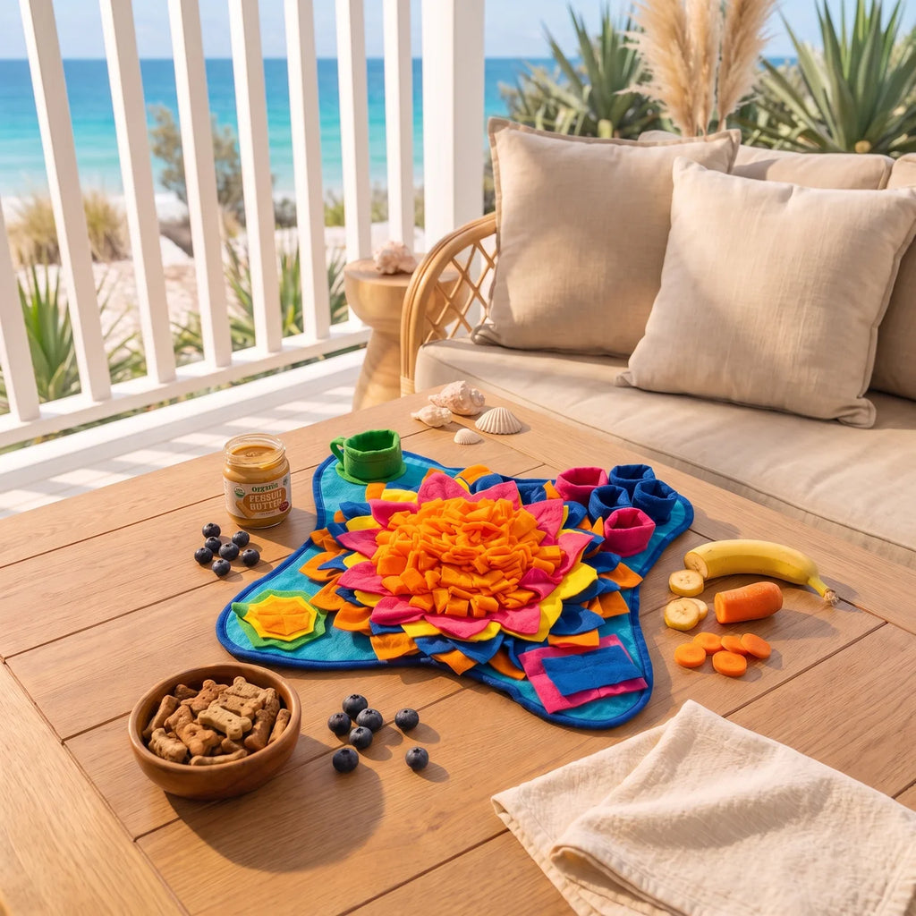 CoralPaw Snuffle Mat — Enrichment & Stress Relief for Dogs